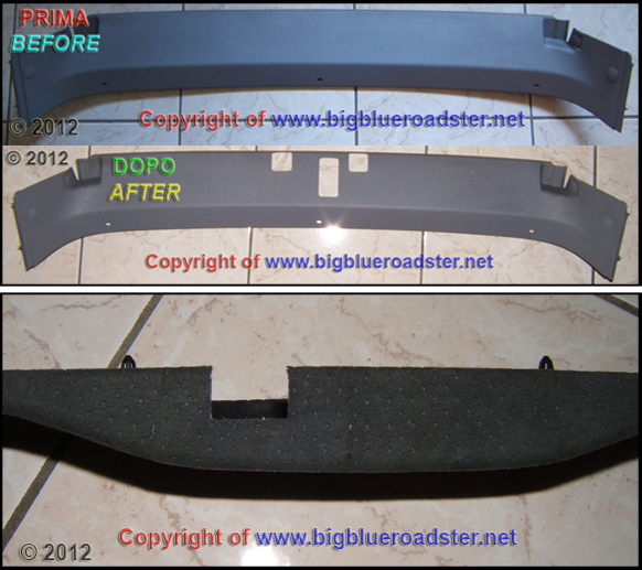 Modifica per installare la predisposizione Hardtop nei modelli Smart Roadster